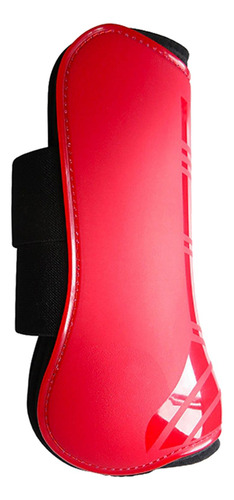 Pu Botas De Tendón Ajustables Ligeras Protectoras Xl Rojo