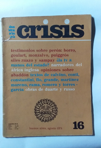 B6 Revista Crisis 16 Agosto 74