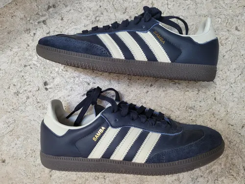 Adidas samba cheap azul marino