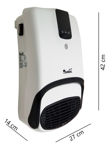 Termoventilador De Baño Seca Toallas 2000w Khb-2005