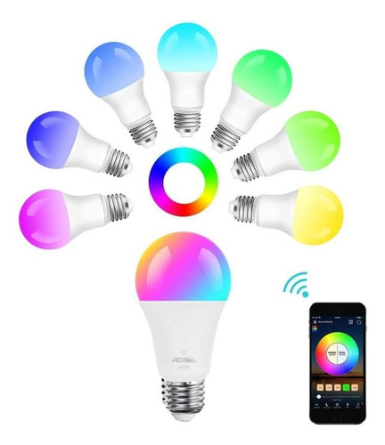 Foco Inteligente Con Siri Alexa Google Home 10w E27