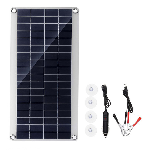 Painel Solar Portátil De 300w Dual 12/5v Dc Usb Charging Me