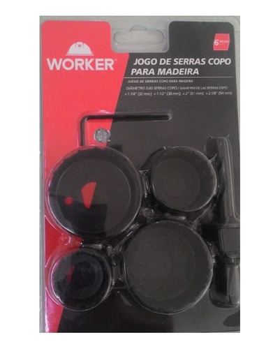 Jogo De Serra Copo Worker 32mm 38mm 51mm 54mm