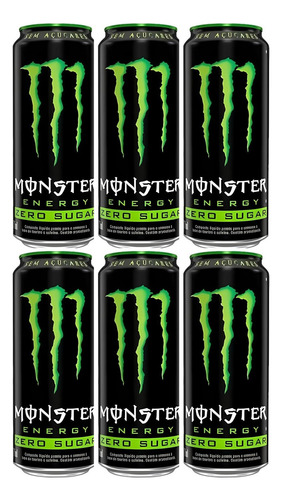 Energético Monster Energy Zero Açúcar 473ml