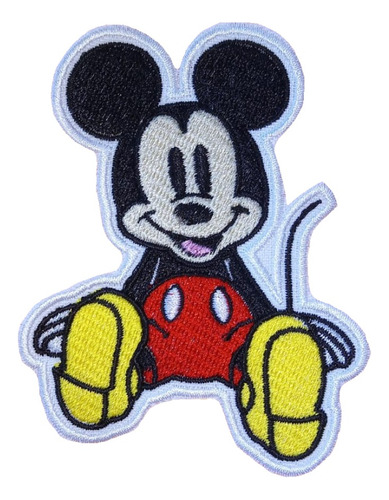 Parche Aplique Bordado Mickey Mouse