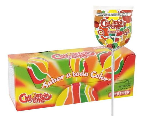 Imagen 2 de 7 de Chupetín Chupetoncito Lheritier de 12 unidades