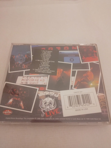 Motorhead No Sleep 'til Hammersmith Cd Import.usa Remasterizado (Usado)