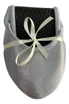 Comprar 50 Pares Folding Flats Plata Satin De Cotillon Pantufla Boda