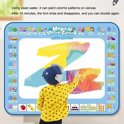 Tapete Mágico Con Diseño De Agua Para Niños, Pi Board