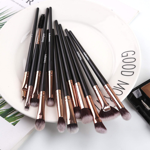 Brochas De Maquillaje De Ojos Daubigny, 12 Piezas De Sombra