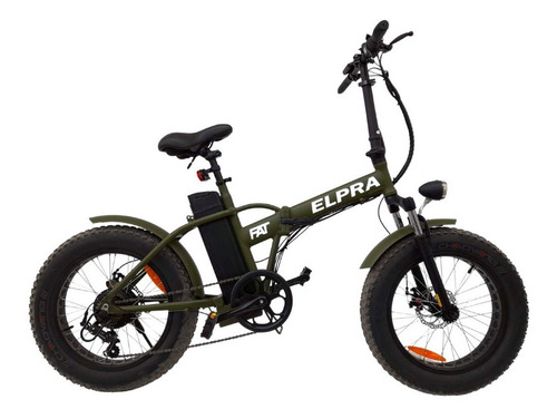 Imagen 7 de 13 de Bicicleta Electrica Elpra Urban Fat