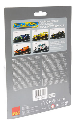 Coche De Slot Scalextric Estilo Rally 132 Azul C4115
