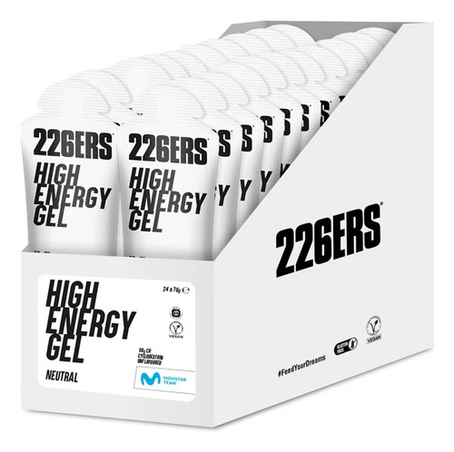 Gel Energético High Energy 50 Grs Carbo 226 Ers X Unidad Neutro