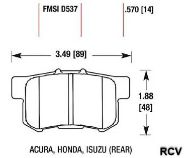 Balatas Disco  Trasera Para Suzuki Sx4   2011