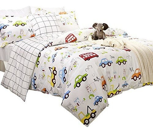 Juego De Ropa De Cama Para Niños, Tamaño Doble, Coc