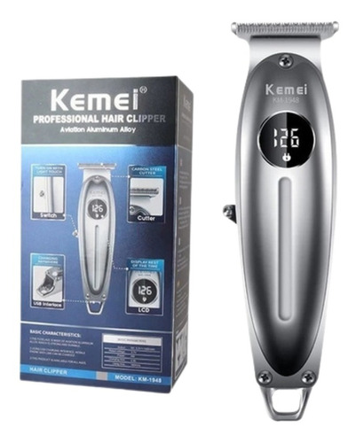 Cortadora Profesional Kemei Km-1948 70 Años C/ Display