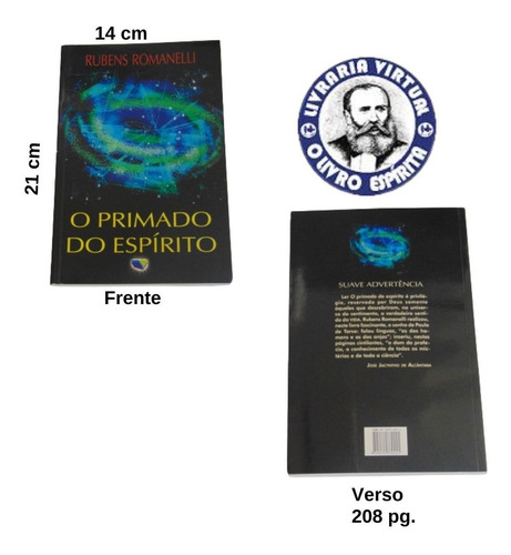 Imagem 2 de 3 de O Primado Do Espírito -´rubens Costa Romanelli