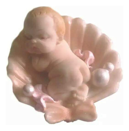 Molde Forma Silicone Bebe Na Concha Ib-1624 / S-420