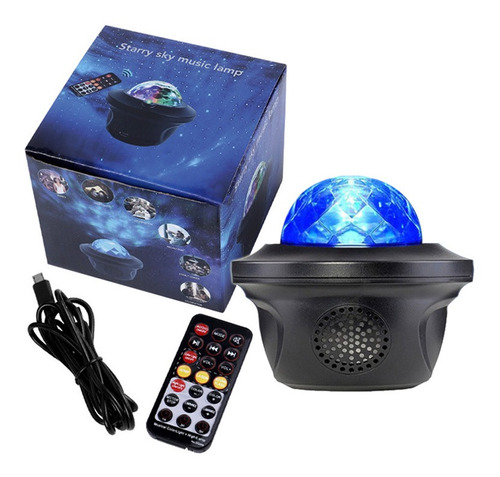 Proyector De Regalo Iluminación Estrellas Galaxia Music Led