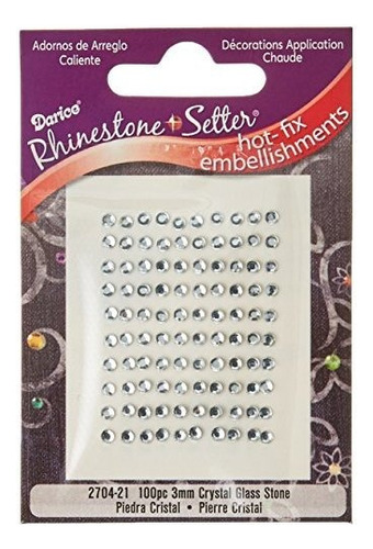 Darice Rhinestone Setter Adornos Hot-fix  M 100 / Pkg-pied