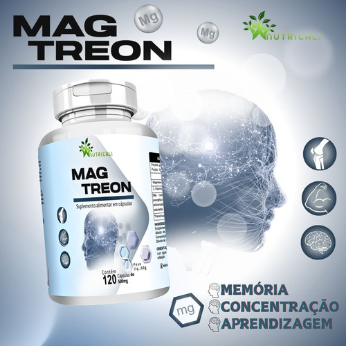 Kit C/3 Treonato De Magnésio 360 Cápsulas Nutricali