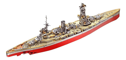 Piececool 3d Metal Puzzle Warship Model Kits, Fuso Battleshi