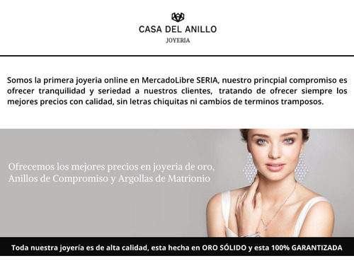 Imagen 4 de 4 de Cadena Gargantilla Dama 7 Aros Con 3 Oros De 14k Sólido