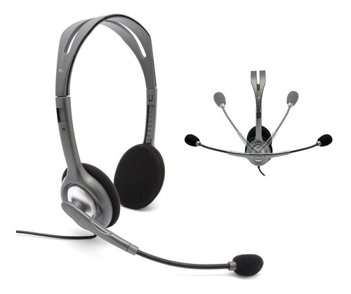Auriculares Logitech H111 gris
