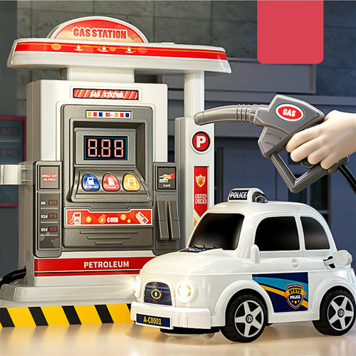 Juego De Juguetes De Gasolinera Para Niños Juego De Niebla P