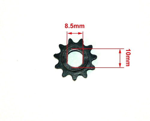 11t 25h Cadena Piñon Para Escooter Cepillo Polvo Alta Dc 11