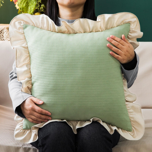 Temporada De Gloria Waffle Weave Cubiertas De Almohada De Ti