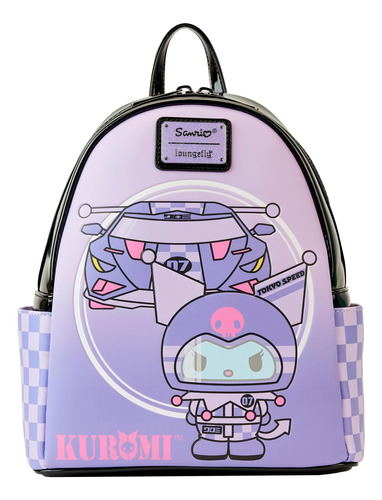 Mini Mochila Loungefly Sanrio Hello Kitty Kuromi Tokyo Speed