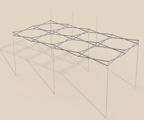 Tenda Sanfon. 6x3 Cobertura Pvc Emborrachada Cores Variadas