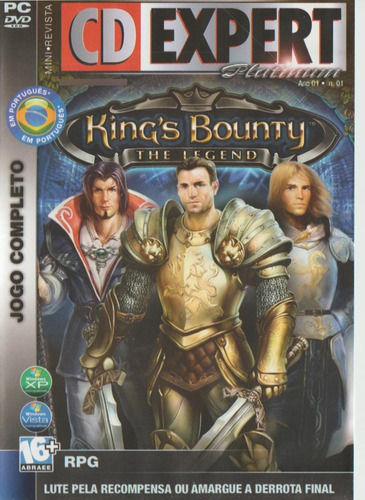 Revista Cd Expert Kings Bounty The Legend Jogo Completo Pc