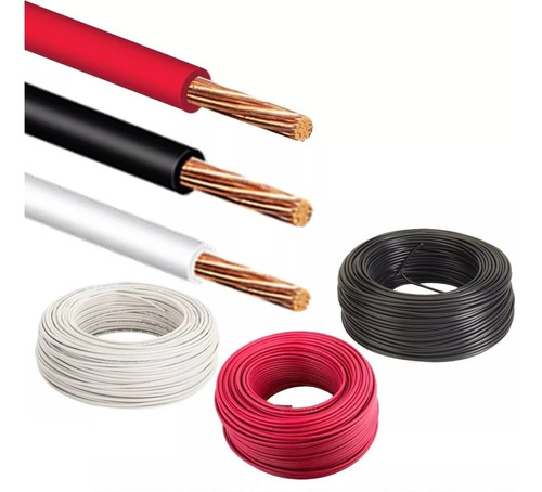 Cable 10 Thw Rollo 100mts Iconel Negro 7 Hilos 100% Cobre Tw