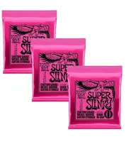 Comprar Pack X 3 Encordados Ernie Ball 009 Para Guitarra Electrica