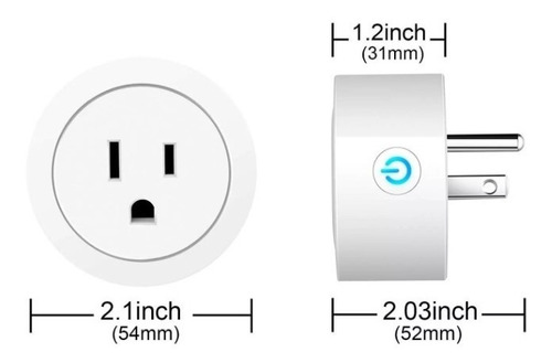 Imagen 4 de 8 de Contacto Inteligente Wifi Alexa, Google Home, iPhone/android