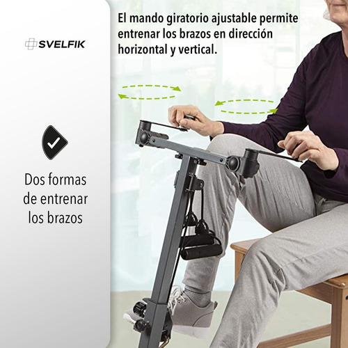 Imagen 5 de 7 de Bicicleta Fija Dual Cycle Rehabilitación Ejercicio 3 Edad Ms