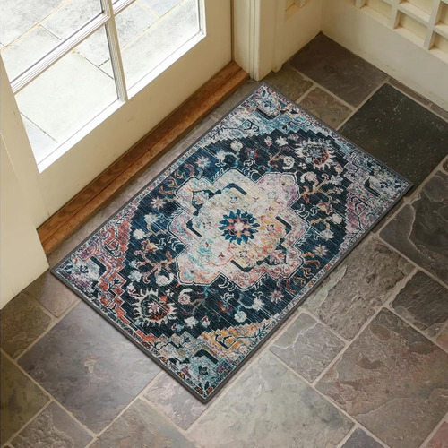 Felpudo Lavable Para Interiores Collive, Alfombra Antidesliz
