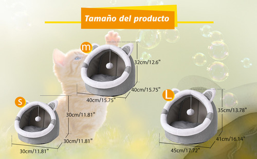 . .. Tienda De Mascotas, Nido Caliente For Perros Y Gatos L