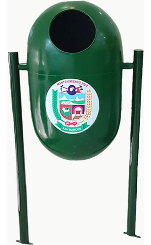 Tacho De Basura Basculante Para Municipalidad Parque Colegio