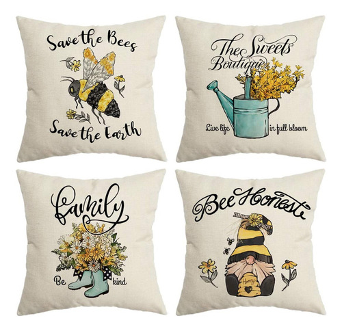 Funda De Cojín Decorativa Para Sofá Cou 2119 De A Honeybees
