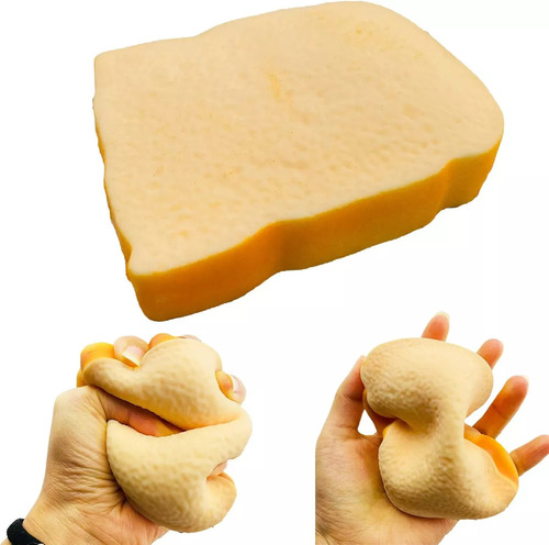 Juguete Antiestrés De Pan Tostado, Juguete