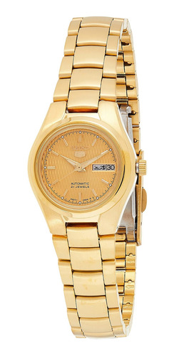 Reloj Seiko 5 Seiko 5 Oro Seiko Automatico Dorado De Mujer