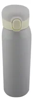 Comprar Botilito Metálico 600ml Pitillo Botella Termo Agua Gym Gris