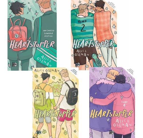 Pack Heartstopper 1, 2, 3 Y 4 (4 Libros) - Alice Oseman