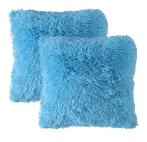 Cojines Almohadas Decorativos Peludos Peluche Felpa Grande