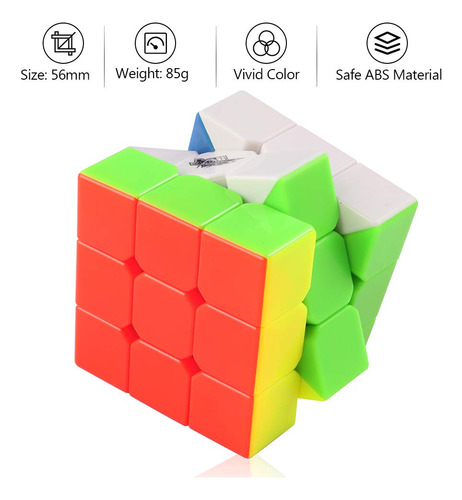 D-fantix Cyclone Cubo Magico Velocidad 3 X 3 X 3 Mmg