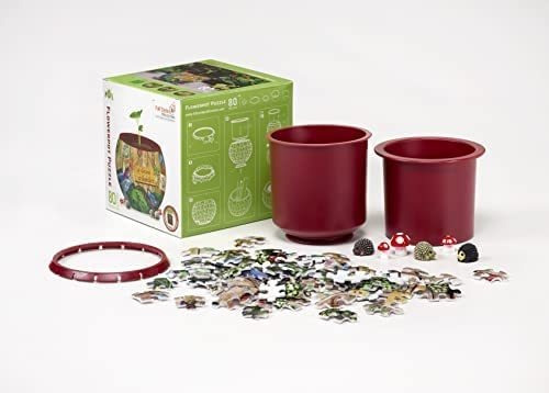 'grow A Garden 3d Flowerpot Puzzle - 80 Peças De Spartan &