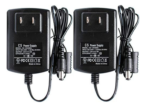 Anvision 2-pack Fuente 12v 3a Para Led Y Cctv